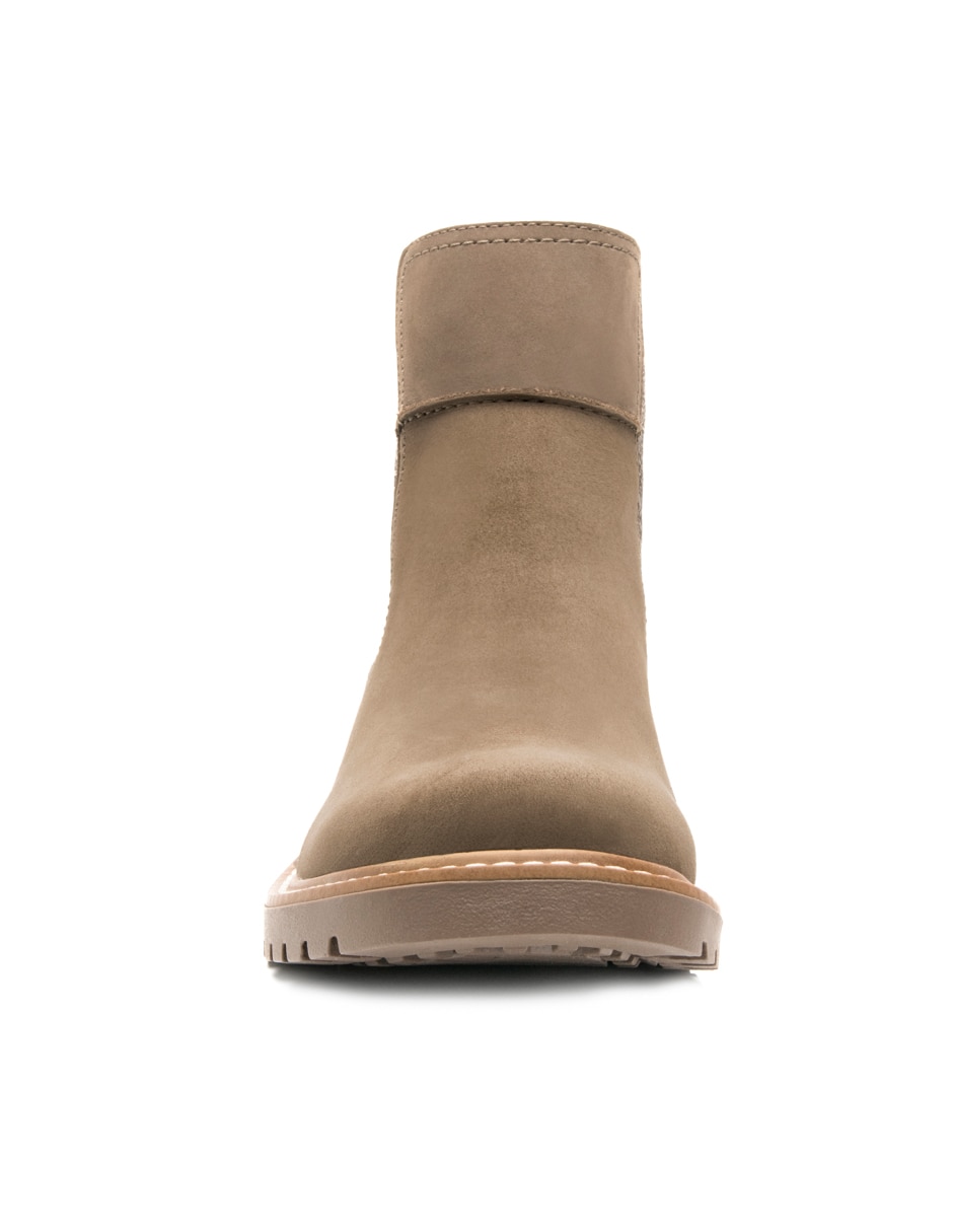 Botín arriba del tobillo Flexi casual de piel para mujer