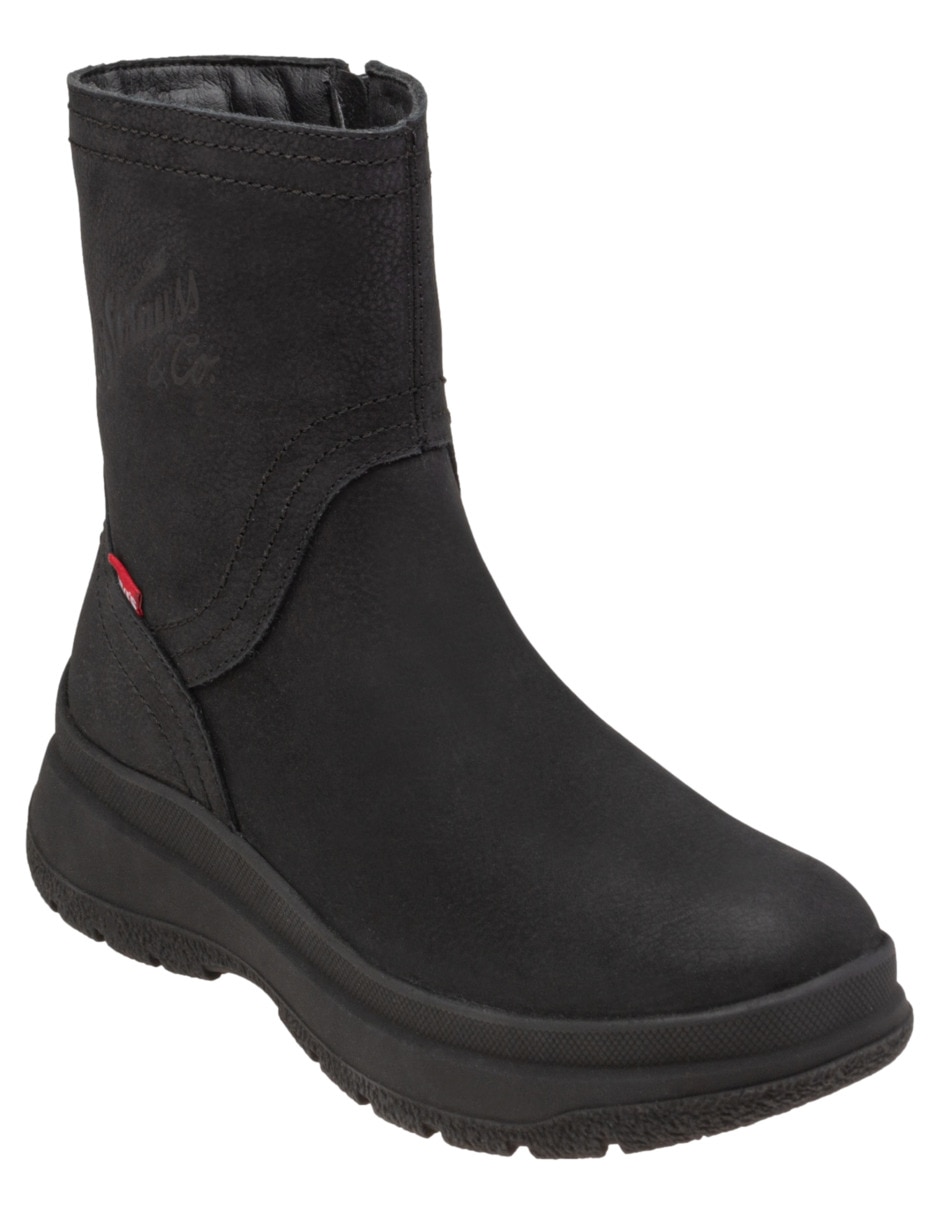 Bota arriba del tobillo Clarisa de piel para mujer