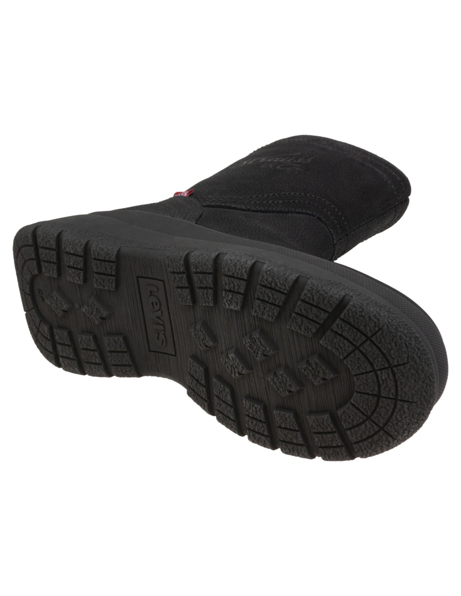 Bota arriba del tobillo Clarisa de piel para mujer