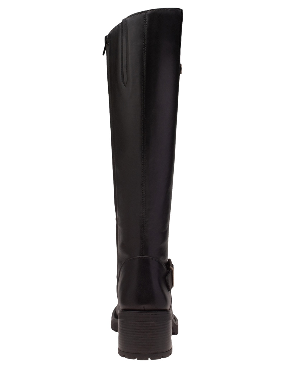 Bota abajo de la rodilla Grace de piel para mujer 3