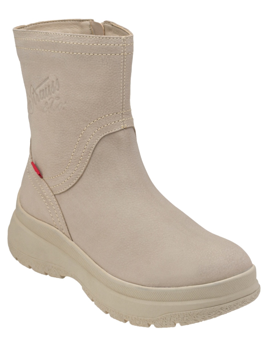 Bota arriba del tobillo Clarisa de piel para mujer Bota arriba del tobillo Clarisa de piel para mujer