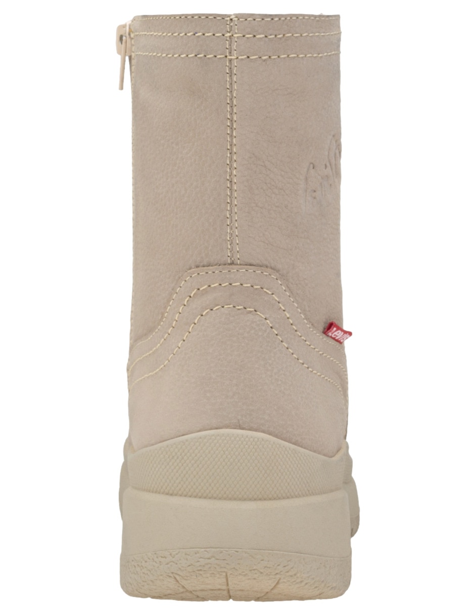 Bota arriba del tobillo Clarisa de piel para mujer