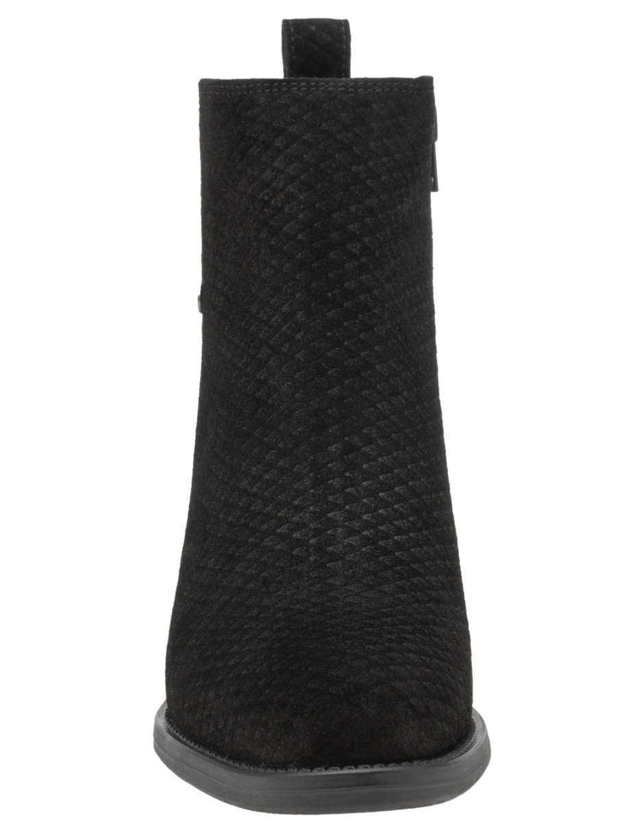 Bota arriba del tobillo de piel para mujer 5