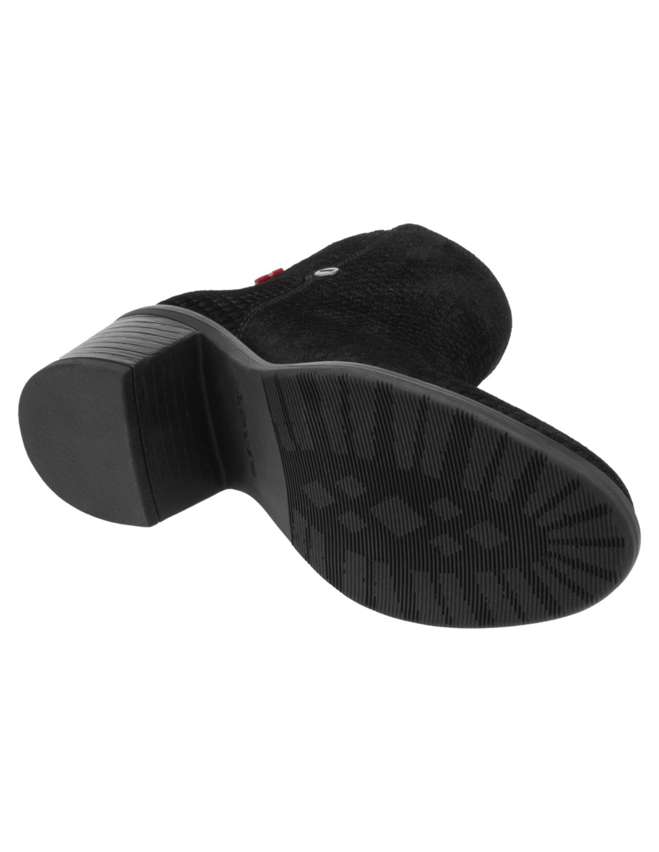 Bota arriba del tobillo de piel para mujer