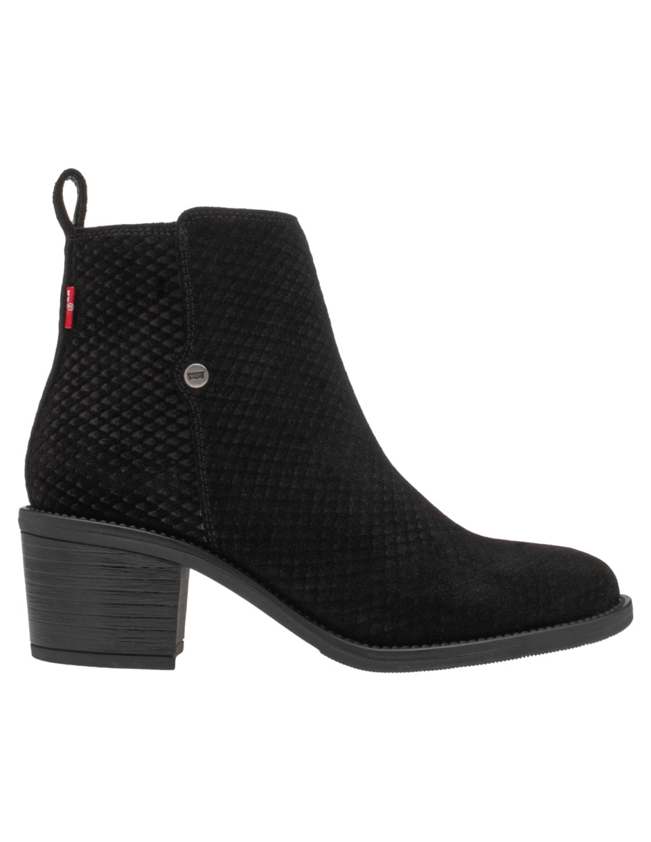 Bota arriba del tobillo de piel para mujer