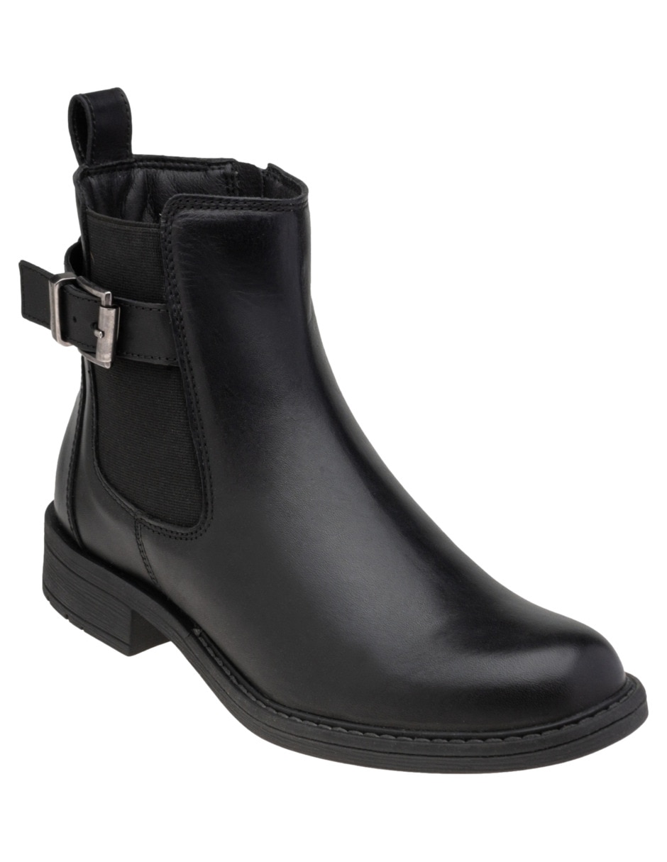 Bota arriba del tobillo Melanie de piel para mujer Bota arriba del tobillo Melanie de piel para mujer