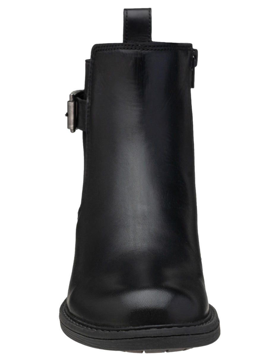 Bota arriba del tobillo de piel para mujer 4