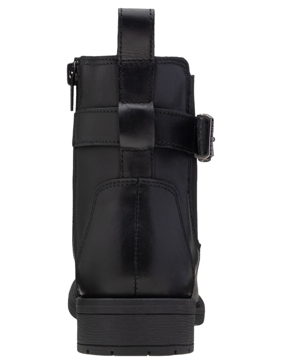 Bota arriba del tobillo de piel para mujer 3
