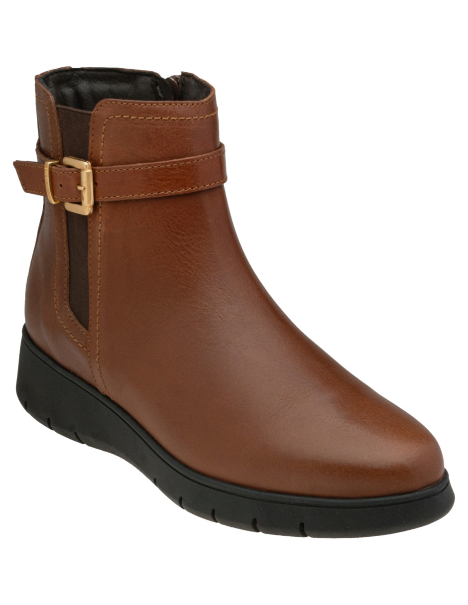 Bota arriba del tobillo Odette de piel para mujer