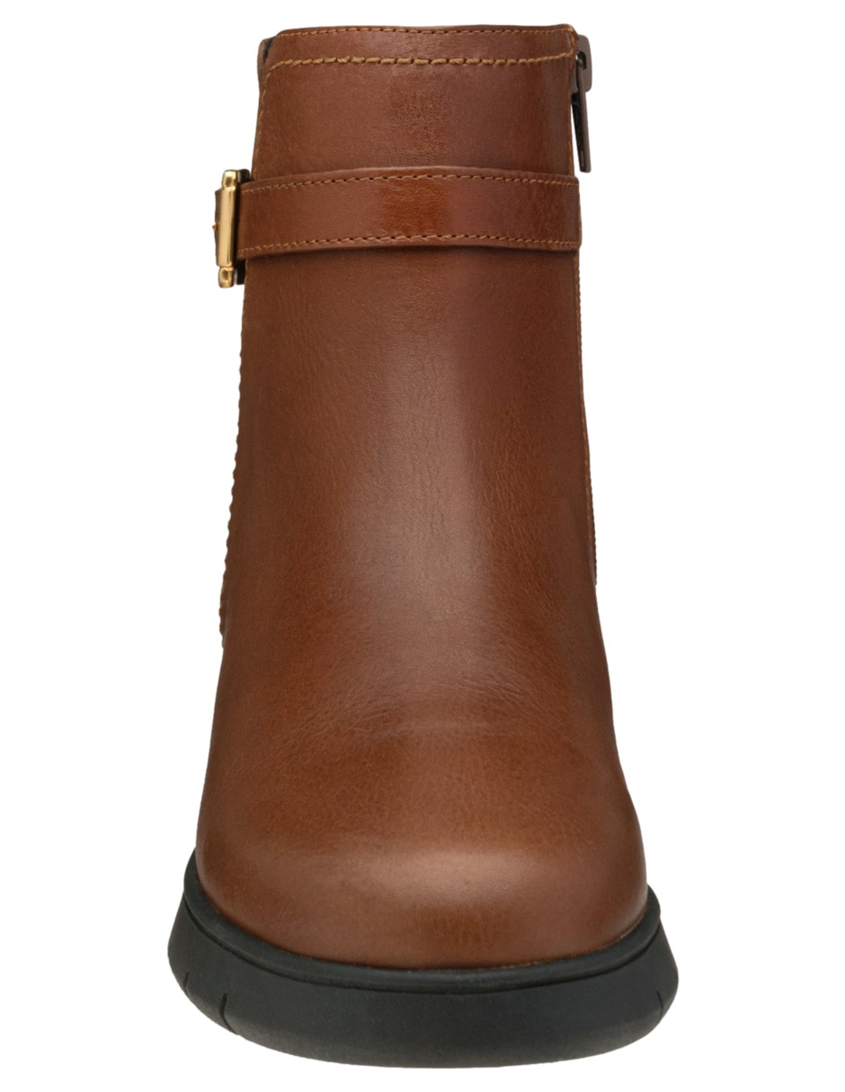 Bota arriba del tobillo de piel para mujer