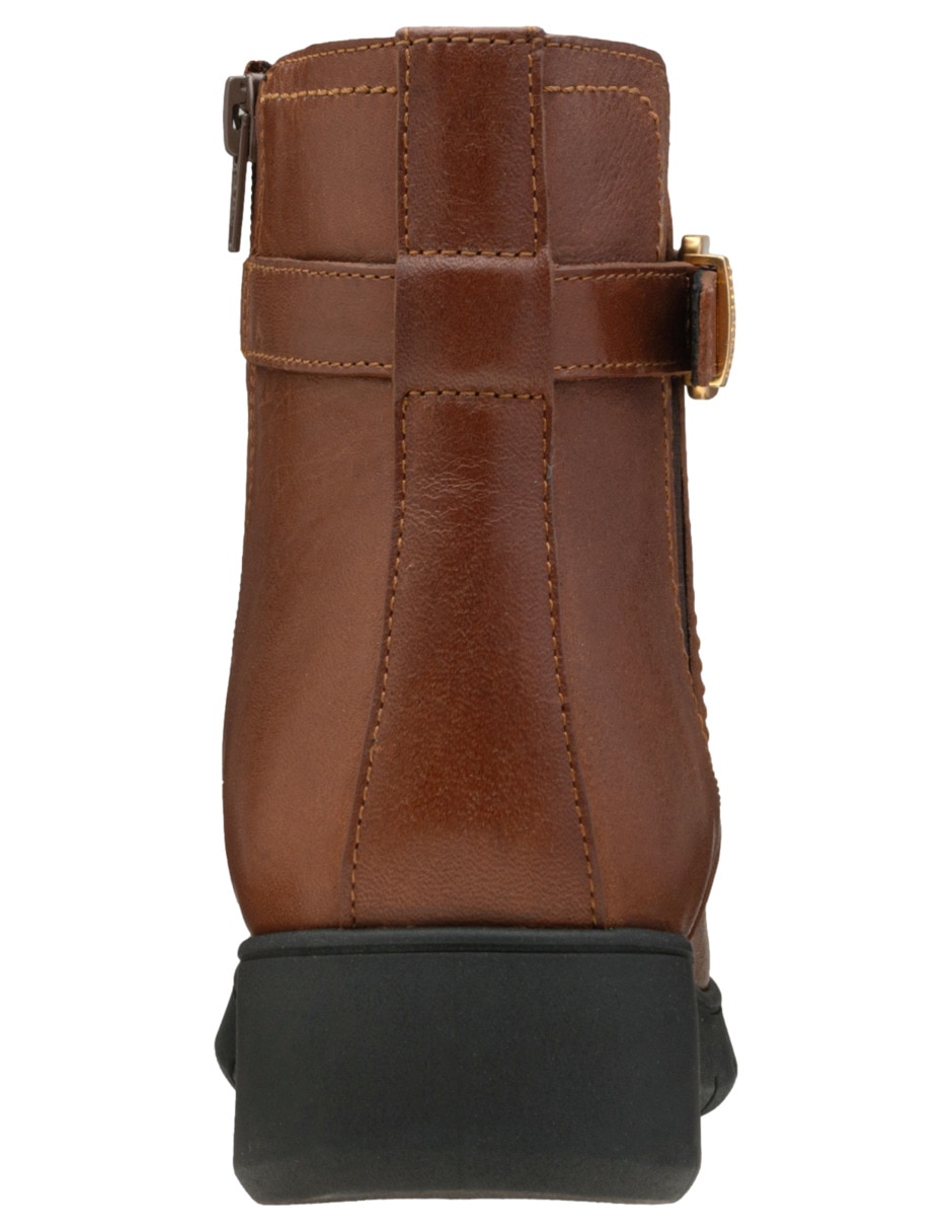 Bota arriba del tobillo de piel para mujer
