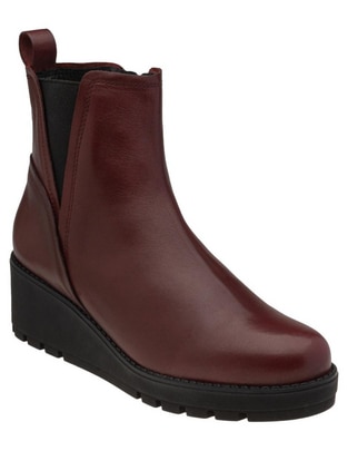 Bota arriba del tobillo Beth de piel para mujer