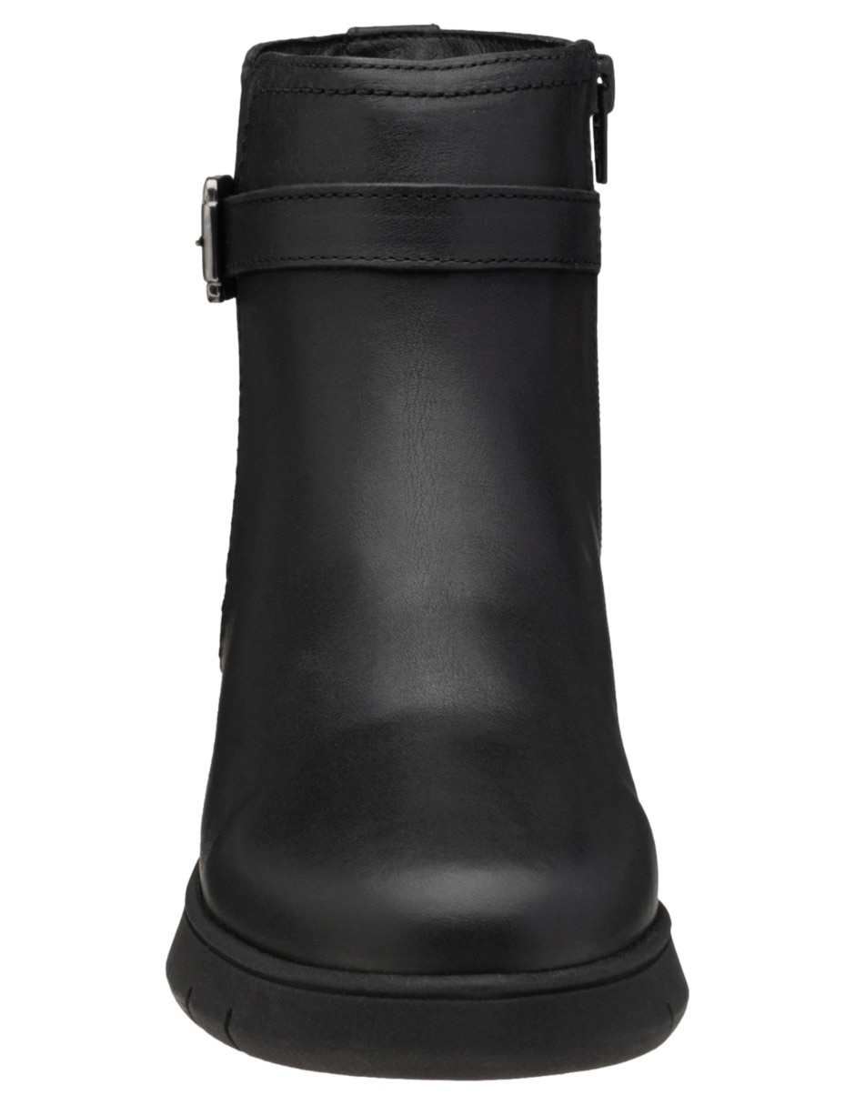 Bota arriba del tobillo de piel para mujer 4