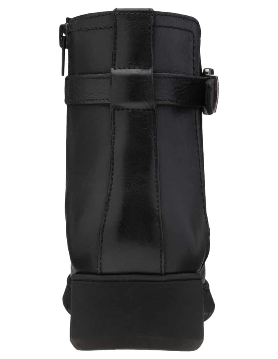 Bota arriba del tobillo de piel para mujer 3