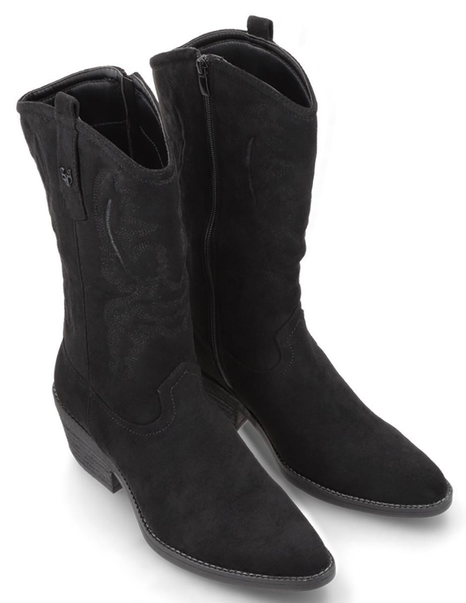 Bota cowboy media pierna Gotta para mujer