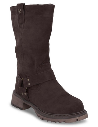Bota media pierna para mujer