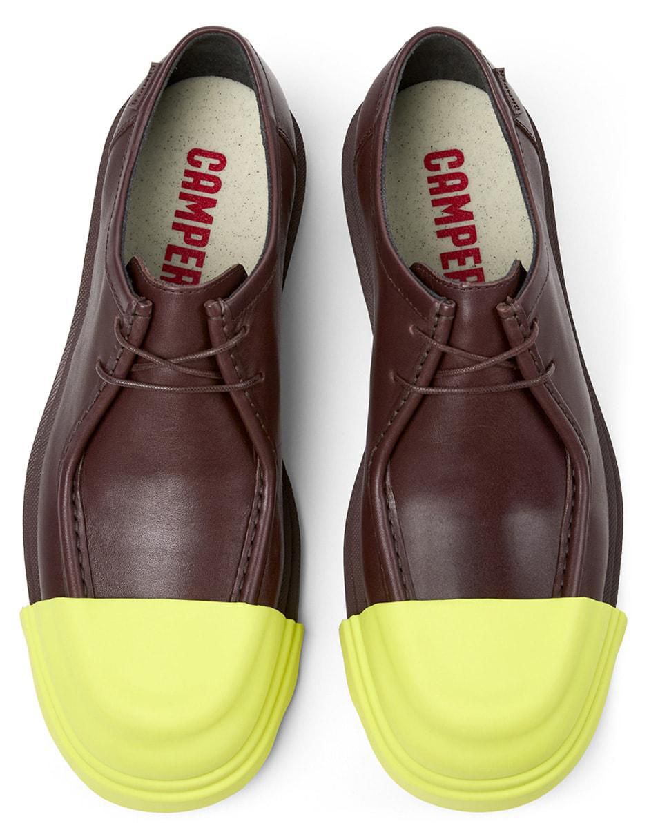 Zapato Junction de piel para mujer