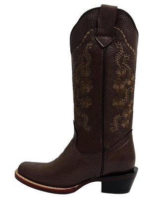 Bota cowboy abajo de la rodilla de piel para mujer Bota cowboy abajo de la rodilla de piel para mujer