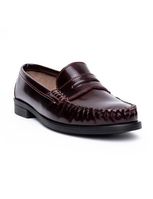 Mocasín de piel para mujer