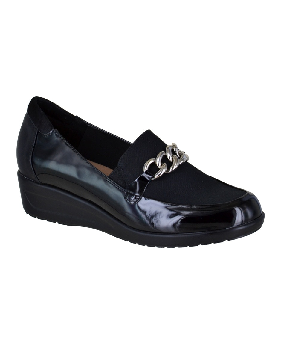 Mocasín de charol para mujer Mocasín de charol para mujer