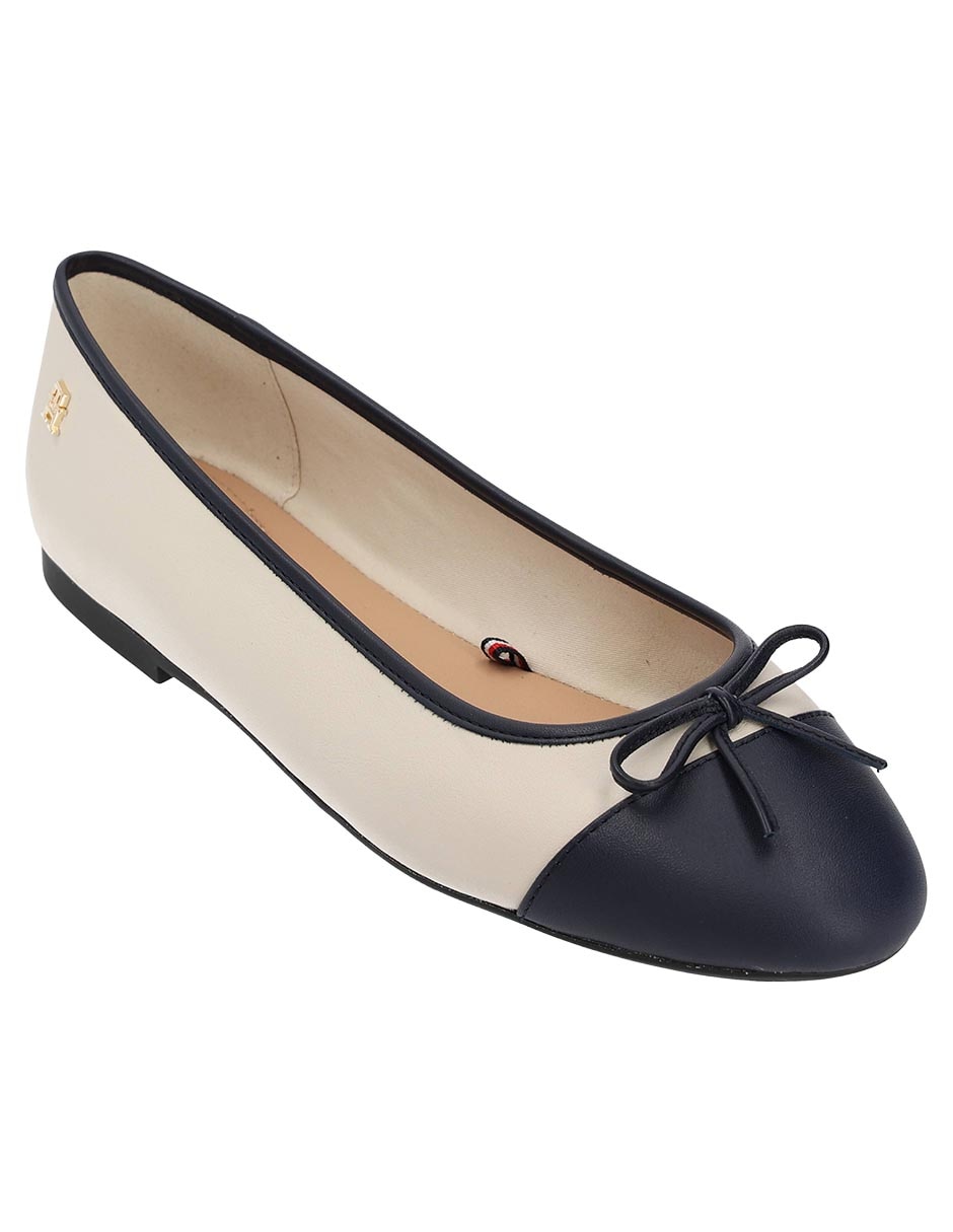 Balerina Tommy Hilfiger de cuero para mujer Balerina Tommy Hilfiger de cuero para mujer