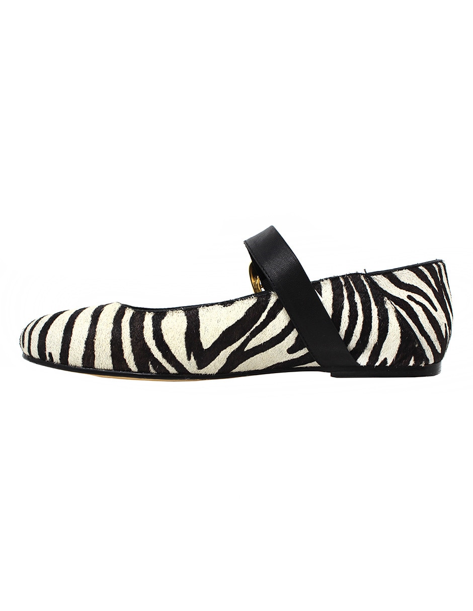 Balerina Lola de piel para mujer