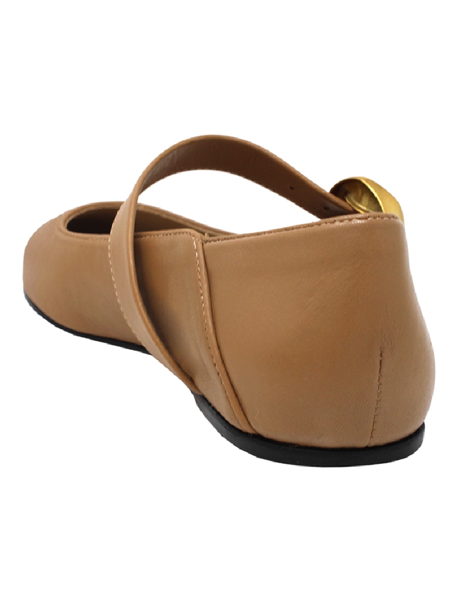 Balerina Lola de piel para mujer 4