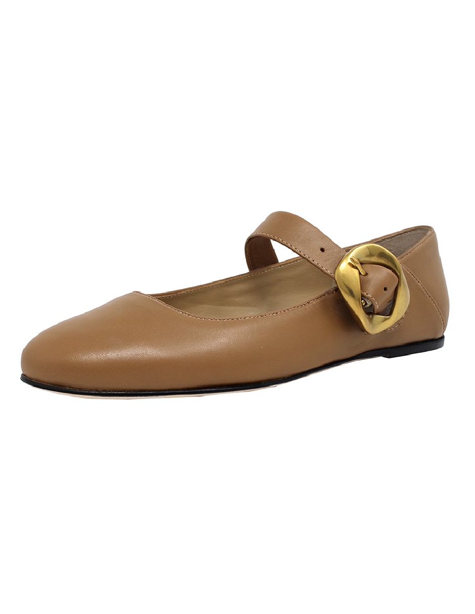 Balerina Lola de piel para mujer 2