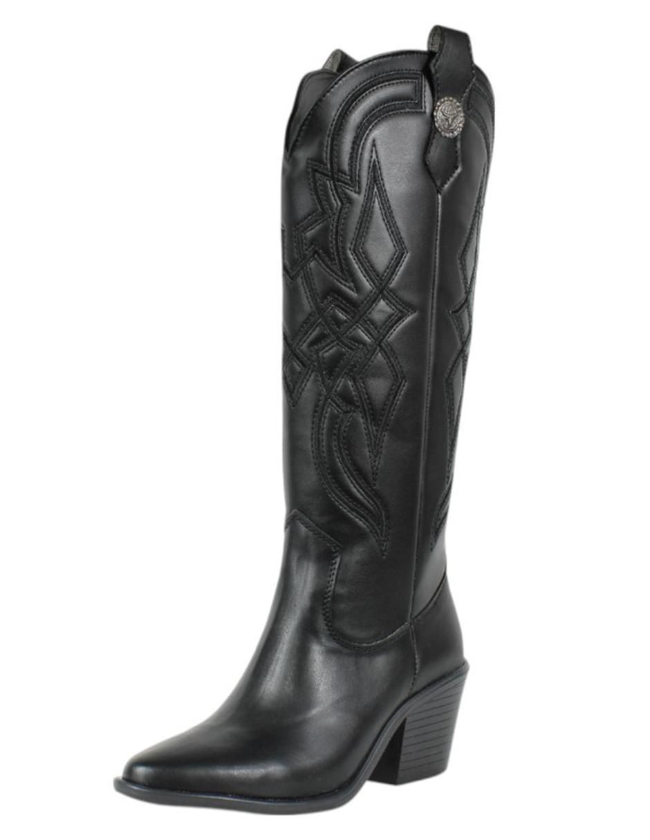 Bota cowboy abajo de la rodilla Kuali Shoes para mujer