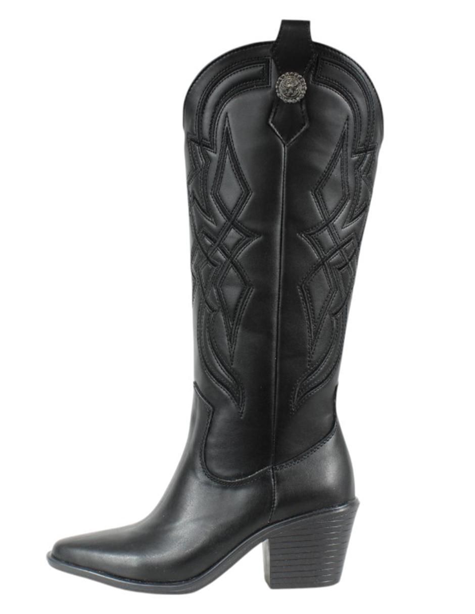 Bota cowboy abajo de la rodilla Kuali Shoes para mujer