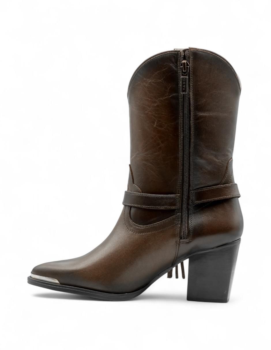 Bota arriba del tobillo Lyard de piel para mujer