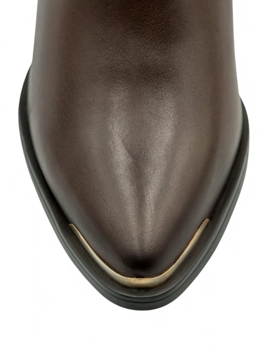 Bota arriba del tobillo Lyard de piel para mujer