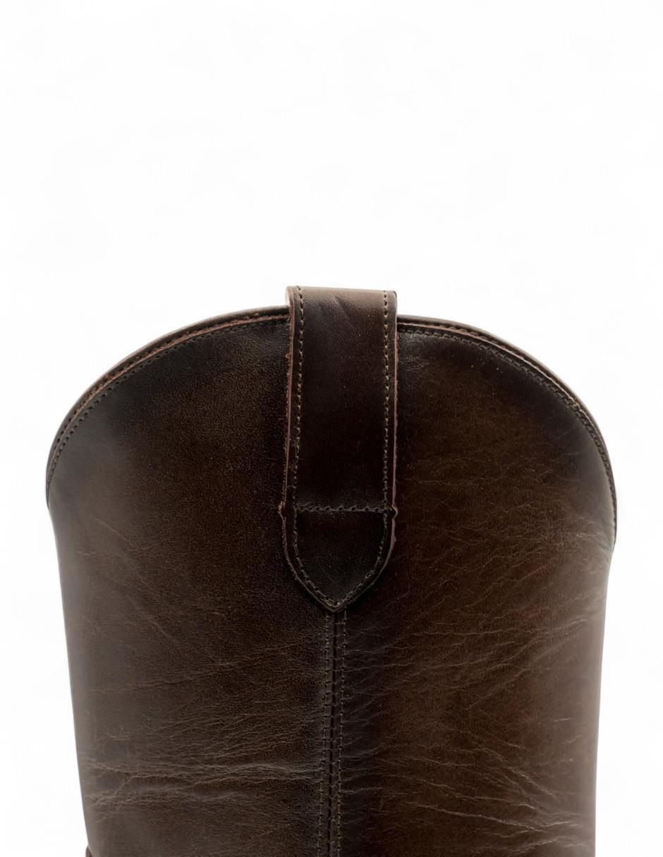 Bota arriba del tobillo Lyard de piel para mujer