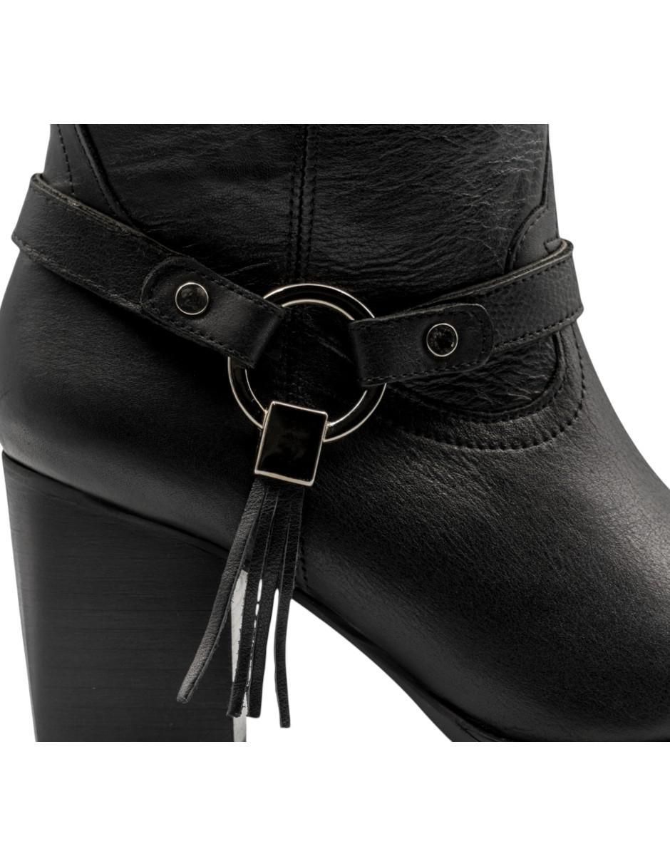 Bota arriba del tobillo Lyard de piel para mujer