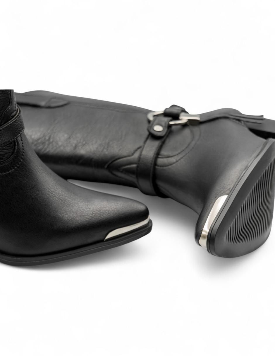 Bota arriba del tobillo Lyard de piel para mujer
