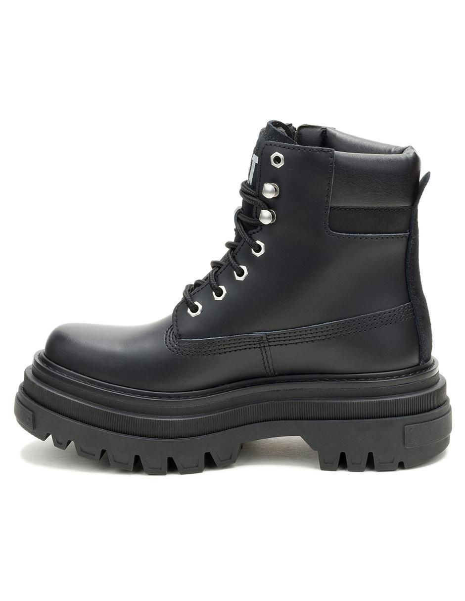 Bota arriba del tobillo Caterpillar de piel para mujer