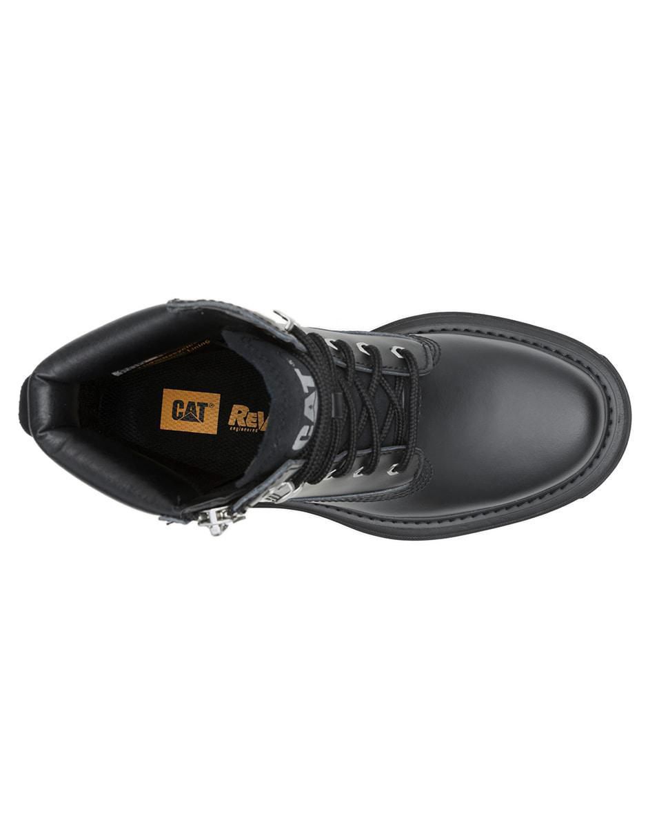 Bota arriba del tobillo Caterpillar de piel para mujer
