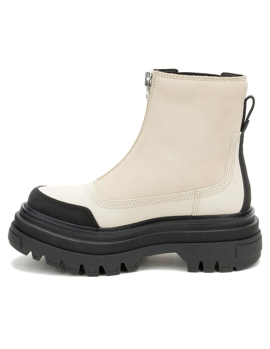 Bota arriba del tobillo de piel para mujer 3