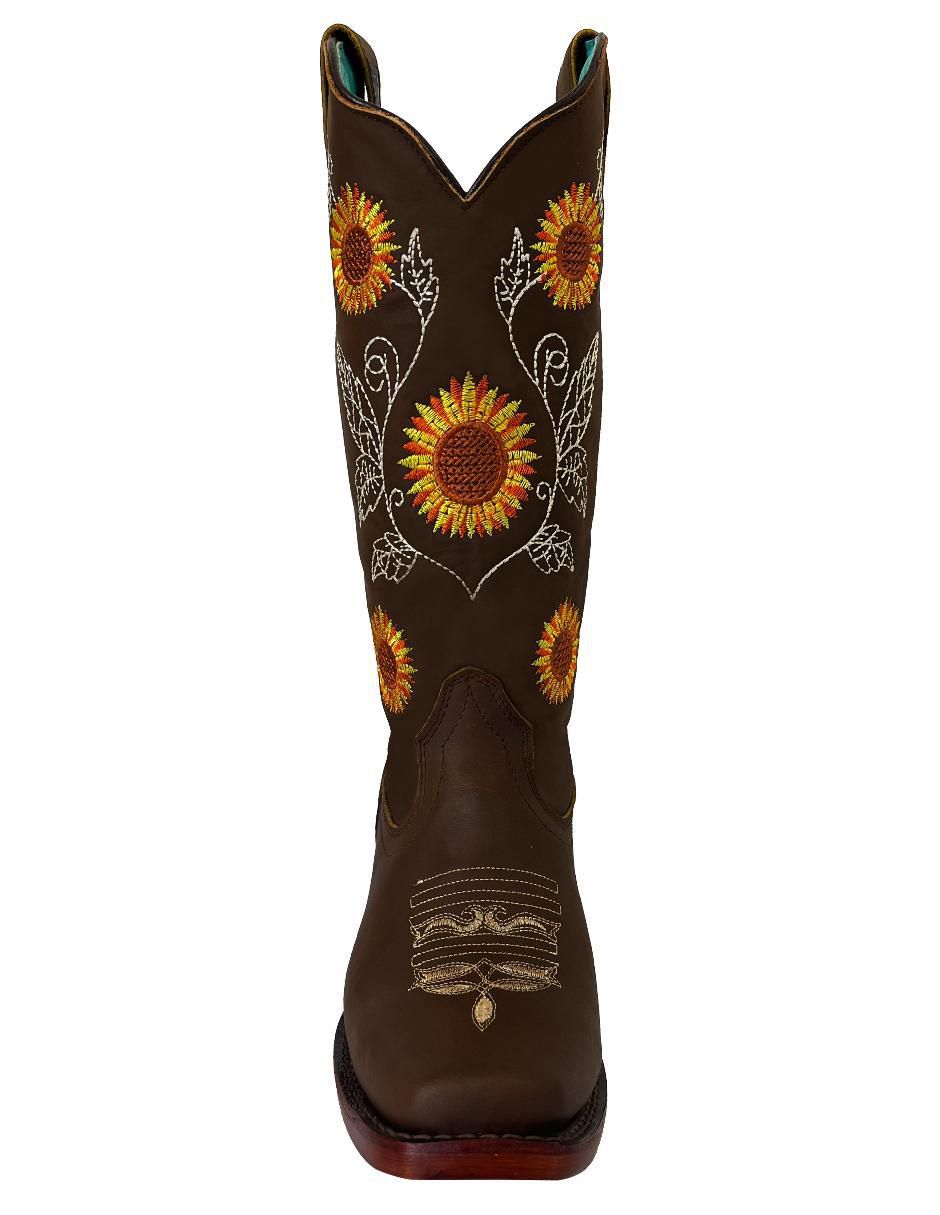 Bota cowboy media pierna BDP Botas de Pedro de piel para mujer