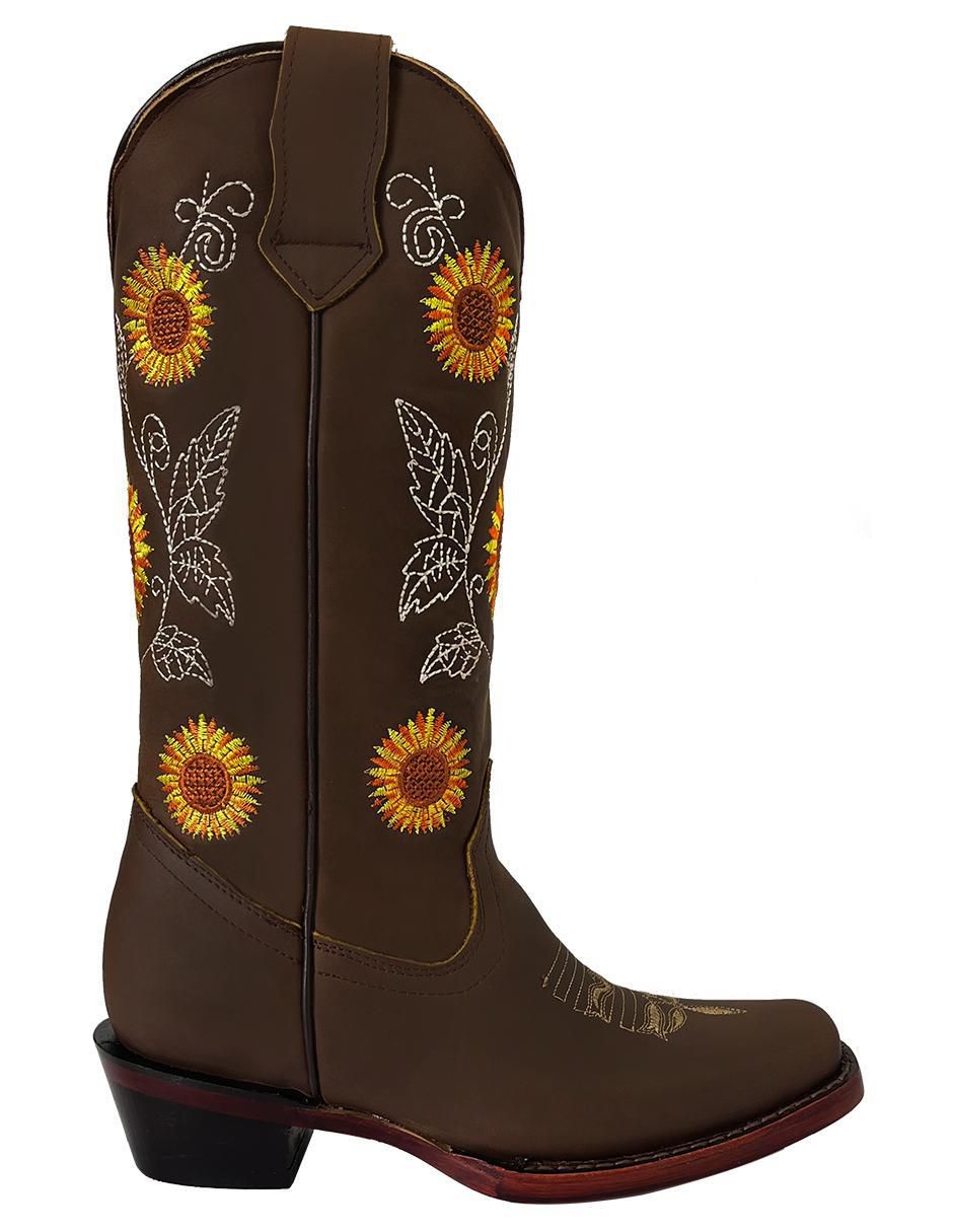 Bota cowboy media pierna BDP Botas de Pedro de piel para mujer