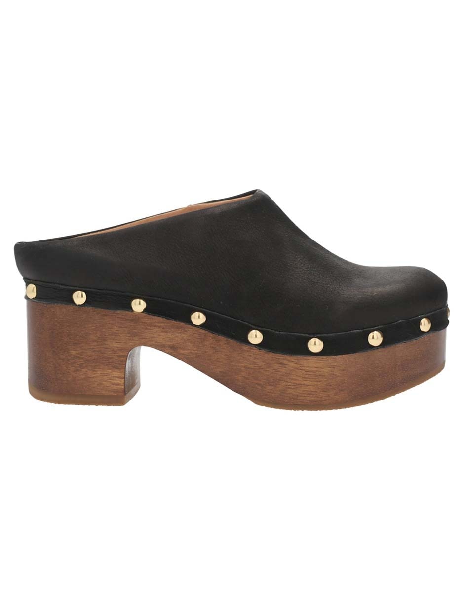 Zueco Free People de cuero para mujer