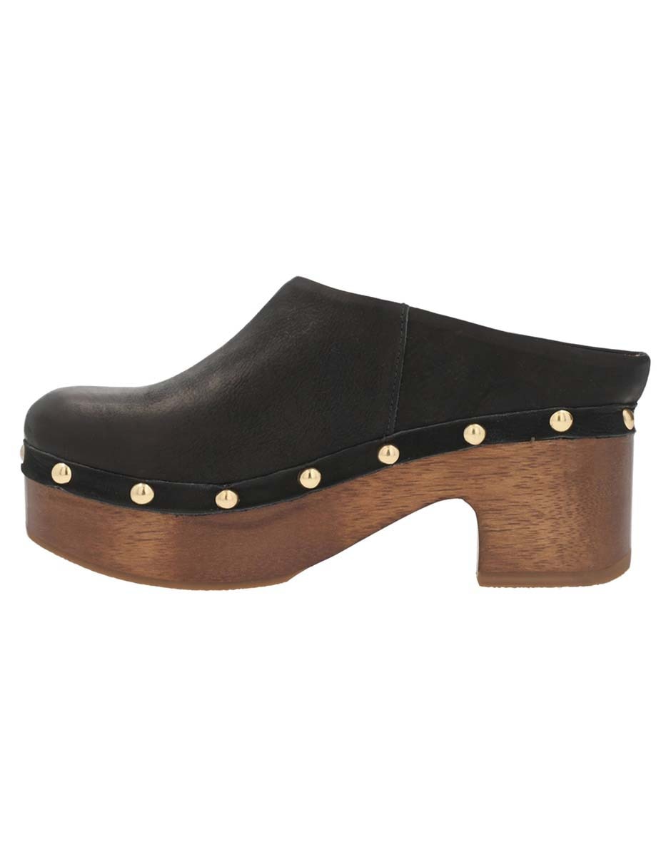 Zueco Free People de cuero para mujer