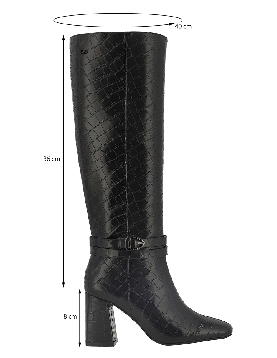 Bota abajo de la rodilla para mujer 8