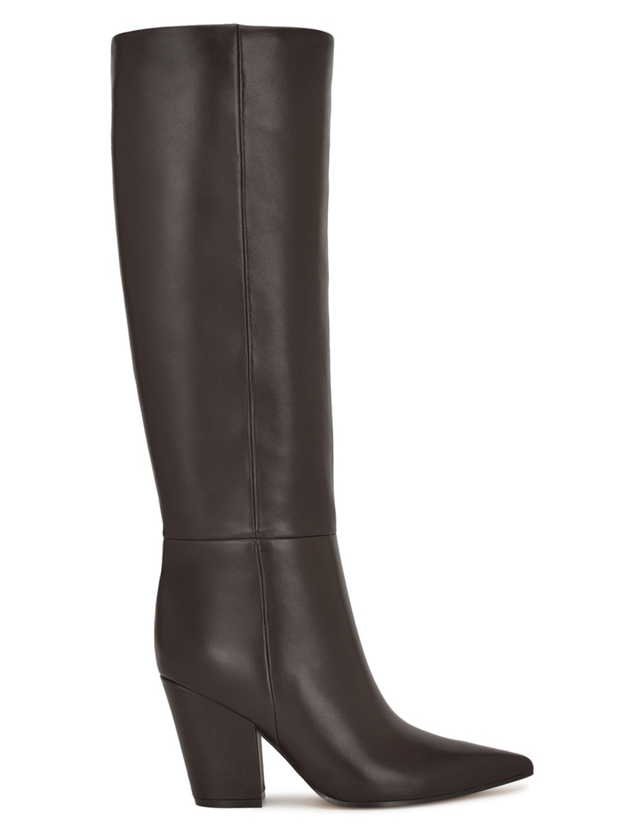 Bota abajo de la rodilla Nine West de piel para mujer