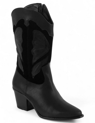 Bota cowboy media pierna para mujer Bota cowboy media pierna para mujer
