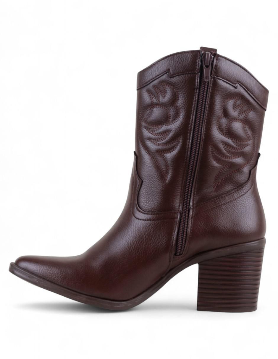 Bota cowboy arriba del tobillo Rbcollection Rbvegano para mujer