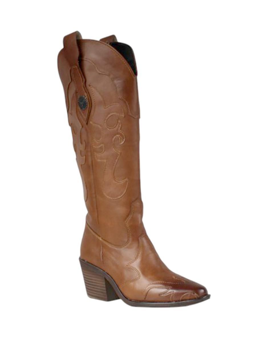 Bota rodilla Kuali Shoes Vaqueras para mujer