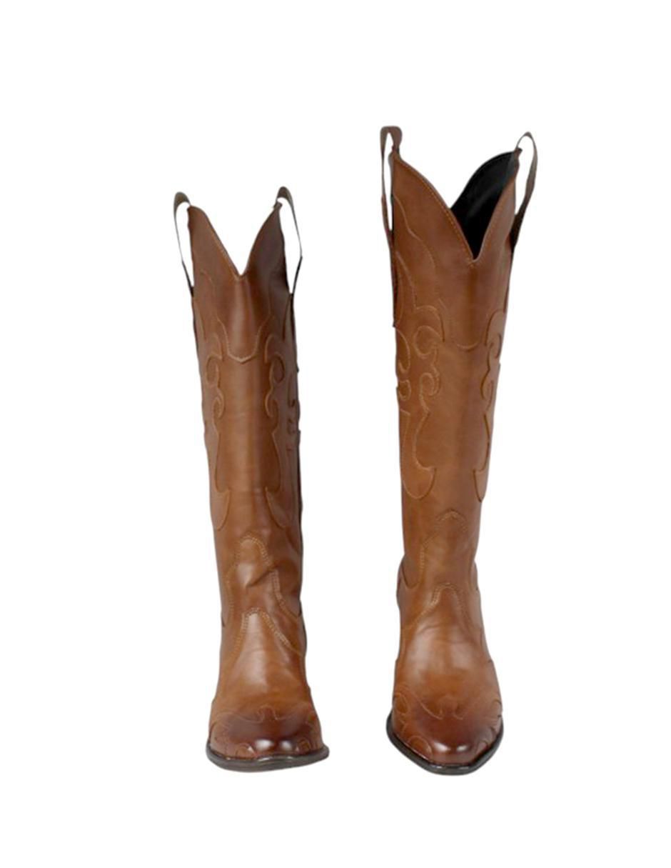 Bota rodilla Kuali Shoes Vaqueras para mujer