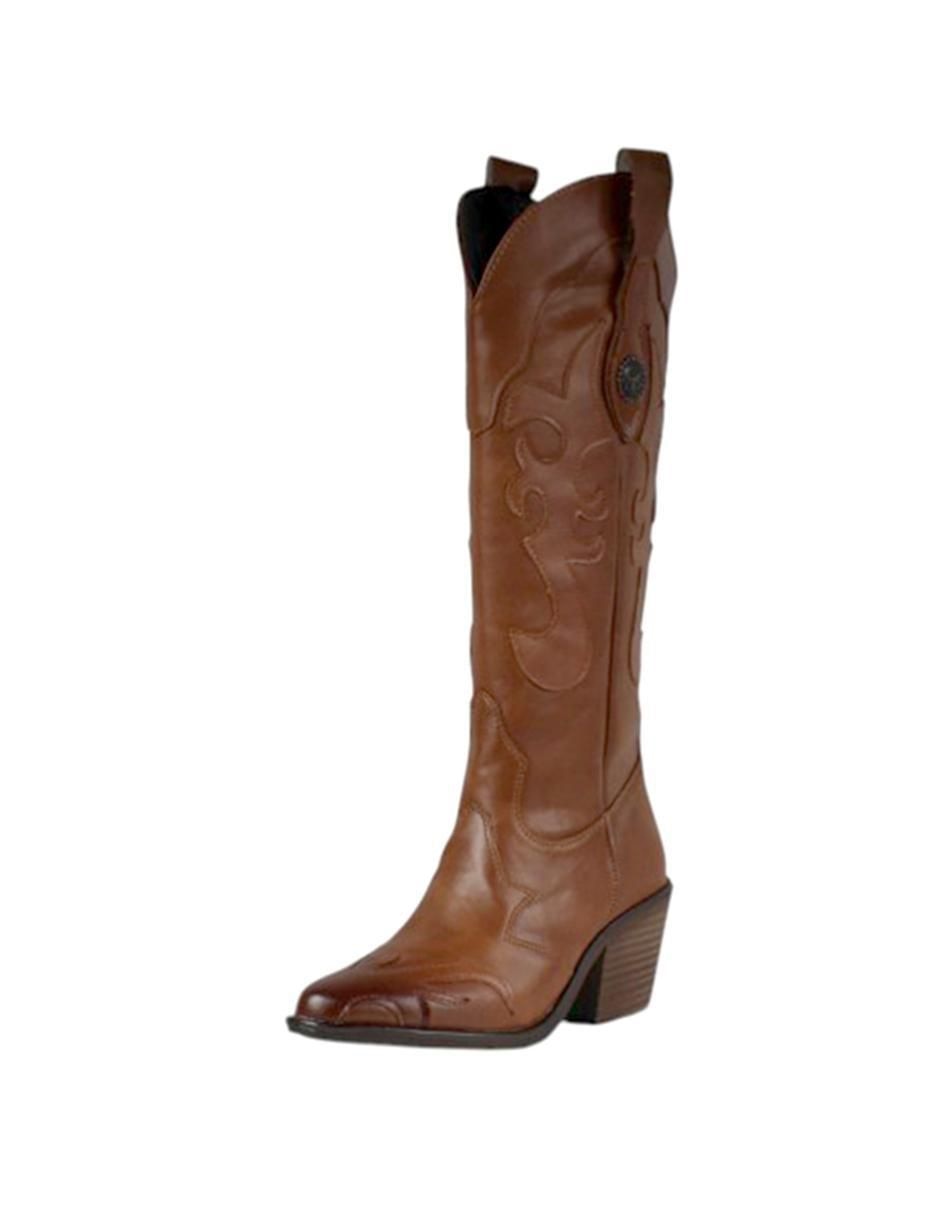 Bota rodilla Kuali Shoes Vaqueras para mujer