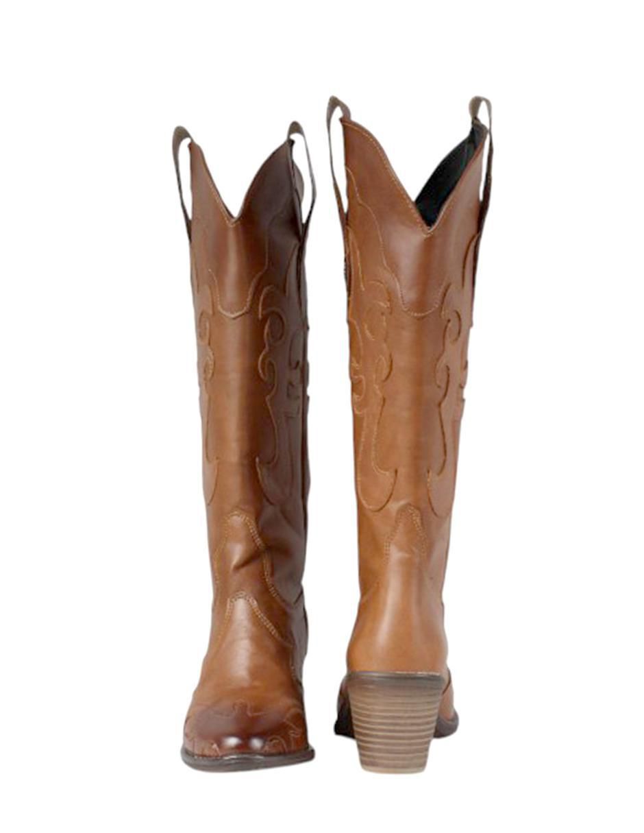 Bota rodilla Kuali Shoes Vaqueras para mujer